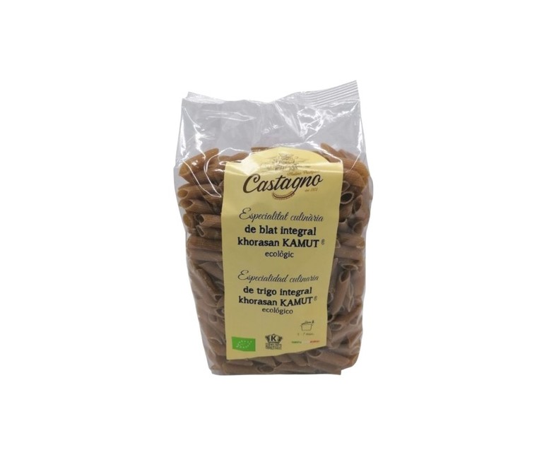 Macarrones integrales de khorasan 500 g Castagno