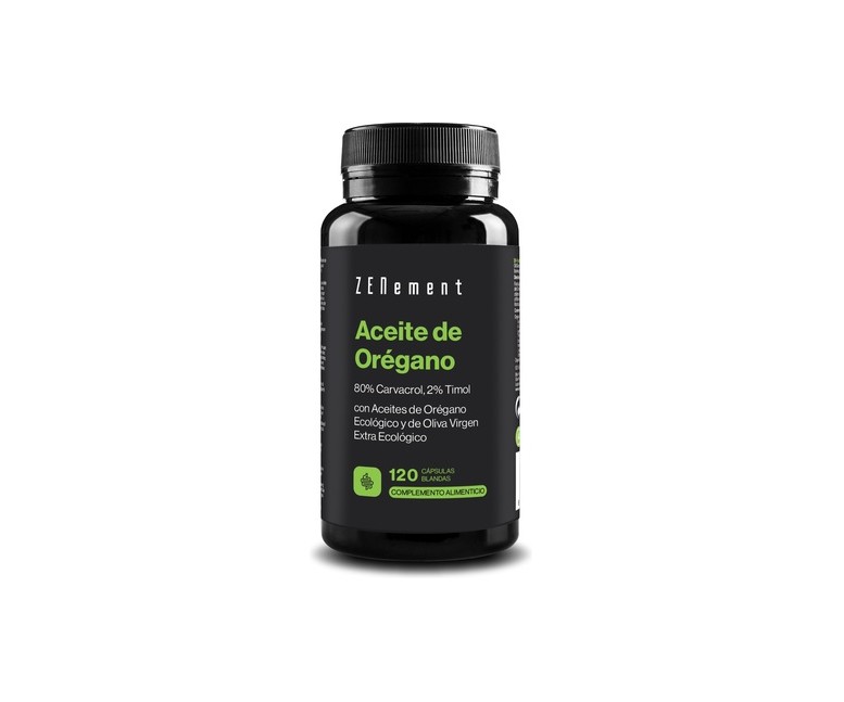 Aceite de orégano Ecológico 120 perlas de 150mg Zenement