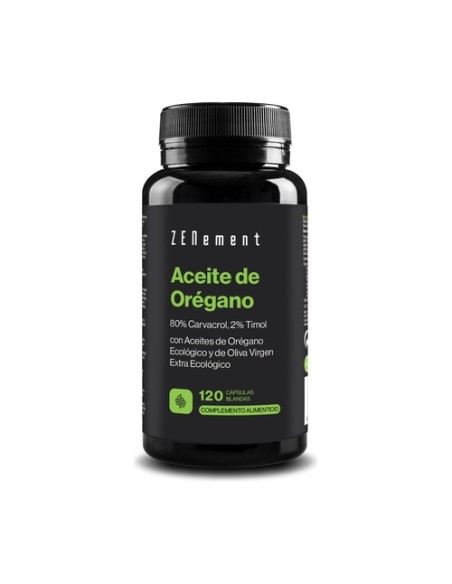 Aceite de orégano Ecológico 120 perlas de 150mg Zenement