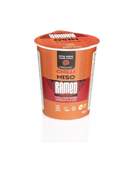 Ramen de miso con chili (taza) 85 g King Soba