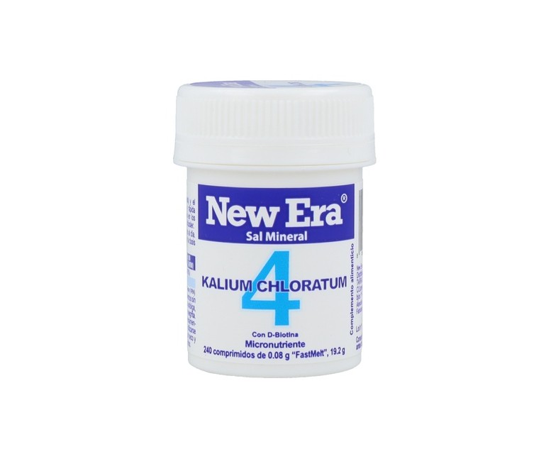 Schüssler 4 Kalium Chloratum 240 comprimidos sublinguales New Era