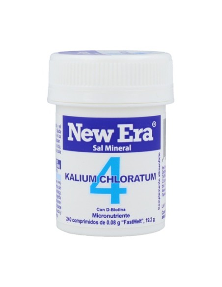Schüssler 4 Kalium Chloratum 240 comprimidos sublinguales New Era