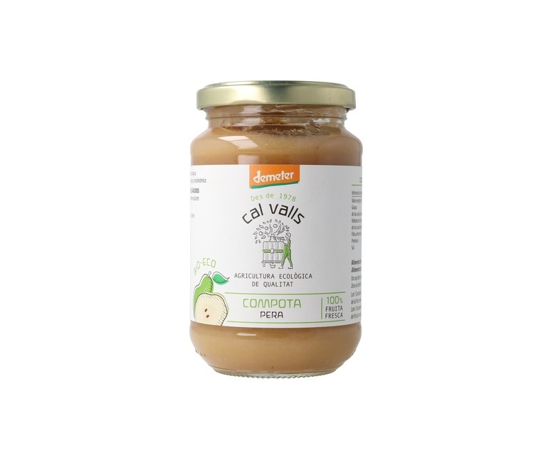 Compota de Pera Eco 350 g Cal Valls