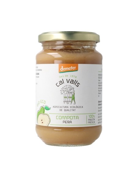 Compota de Pera Eco 350 g Cal Valls