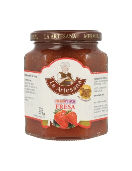 Mermelada Fresa Sin Azúcar 305 g La Artesana