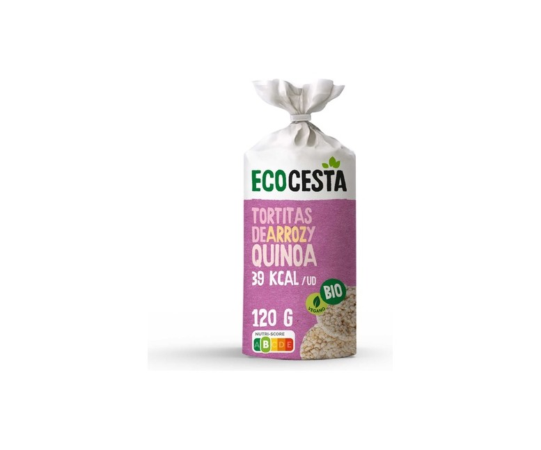 Tortitas de arroz y quinoa bio 120 g Ecocesta