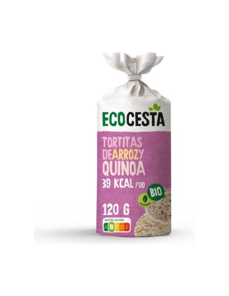 Tortitas de arroz y quinoa bio 120 g Ecocesta