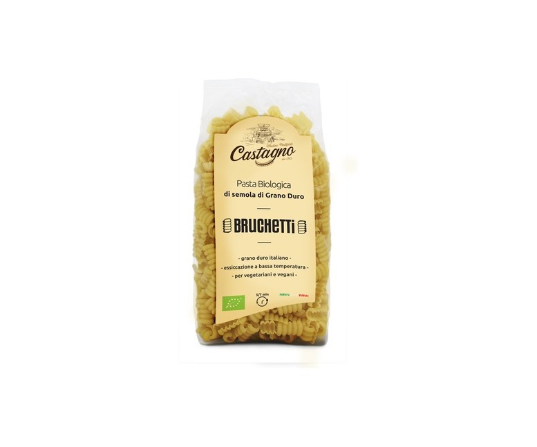 Bruchetti de trigo duro con puerro Eco 500 g Castagno