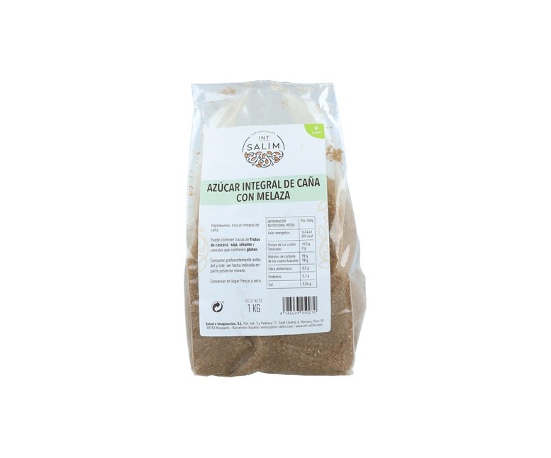 Azúcar Integral de caña con melaza 1 kg Int-Salim