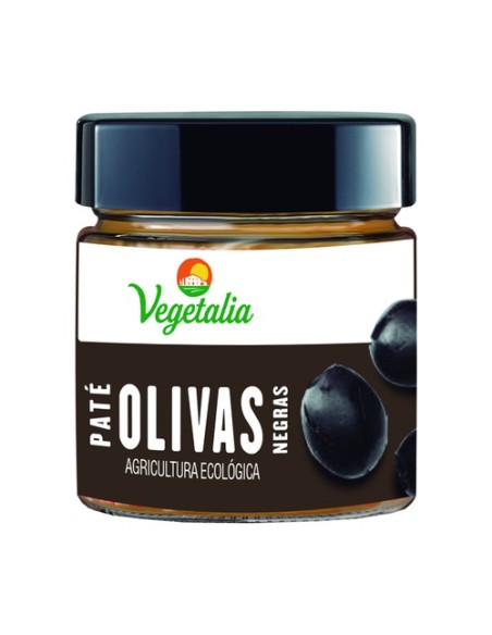 Paté de Olivas Negras Bio 180 g Vegetalia