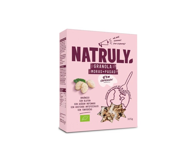 Granola Moras y Pasas BIO 325 g Natruly
