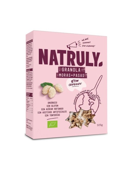 Granola Moras y Pasas BIO 325 g Natruly