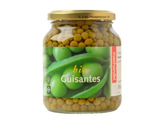 Guisantes cocidos Bio