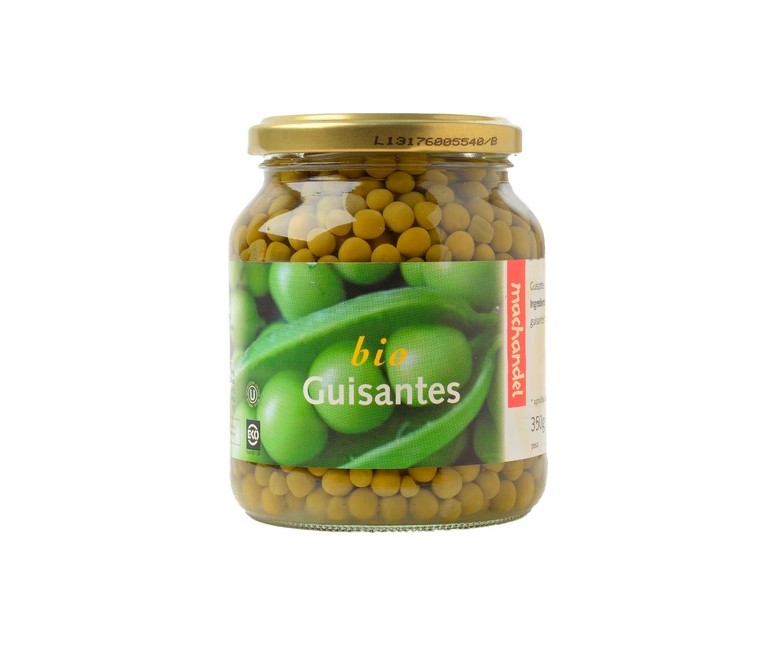 Guisantes cocidos Bio 350 g Machandel