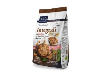 Galleta de trigo espelta integral con avena y fruta Bio