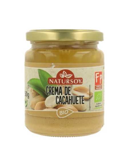Crema de Cacahuete (Sin Sal) 250 g Natursoy