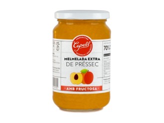 Mermelada de melocotón con fructosa