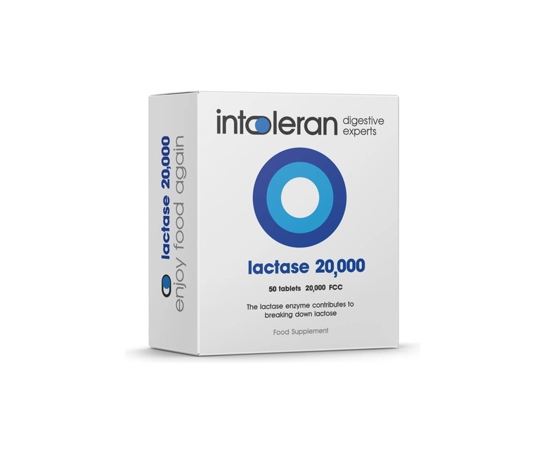 Lactasa 20.000 50 comprimidos Intoleran