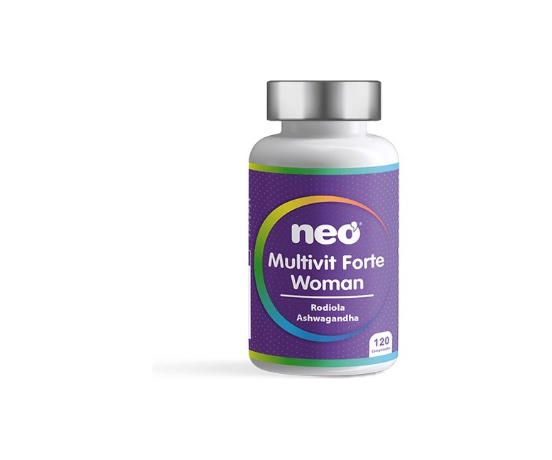 Multivit forte woman rodiola ashwagandha 120 comprimidos Neo