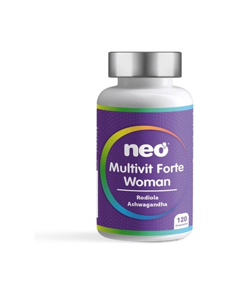 Multivit forte woman rodiola ashwagandha 120 comprimidos Neo