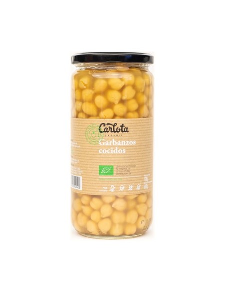Garbanzos Cocidos 720 g Carlota Organic