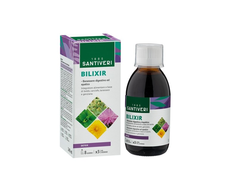 Bilixir Jarabe 240 ml (Limón - Menta) Santiveri