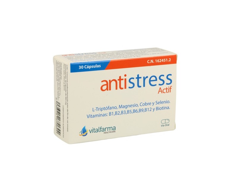 Antiestress Actif 30 cápsulas Vitalfarma