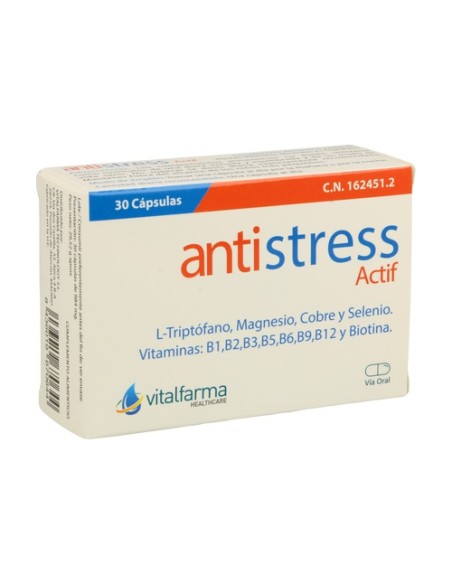 Antiestress Actif 30 cápsulas Vitalfarma