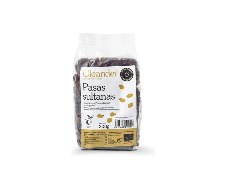 Pasas sultanas 200 g Oleander