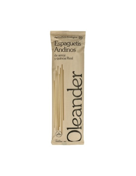 Espaguetis andinos de arroz y quinoa real bio 250 g Oleander