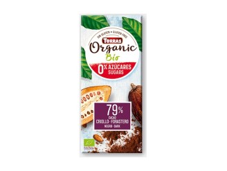 Chocolate negro 79% cacao criollo forastero