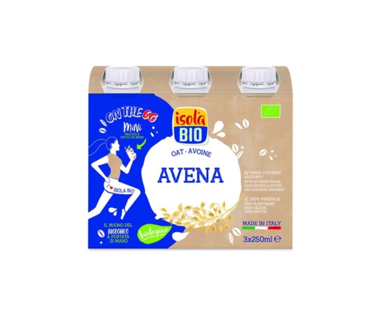 Pack Bebida de avena para llevar 3 unidades de 250ml (Avena) Isola Bio