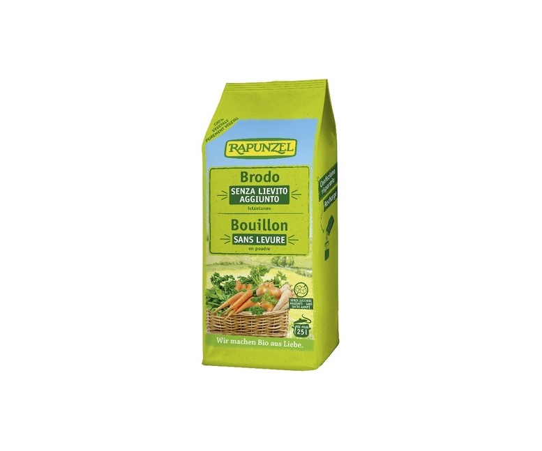 Caldo verduras brodo sin levadura 500 g de polvo Rapunzel