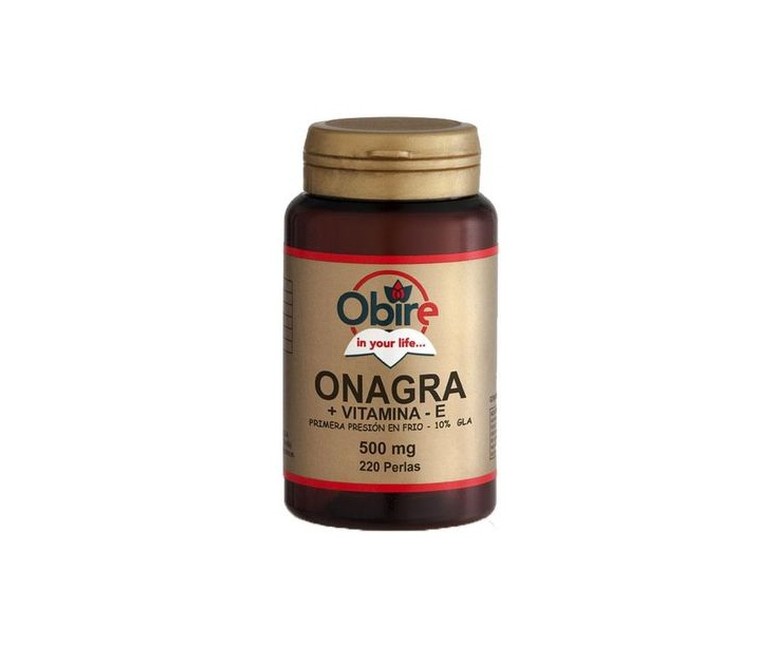 Aceite de onagra (10% GLA) 220 perlas de 500mg Obire