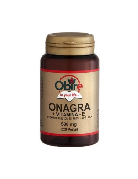 Aceite de onagra (10% GLA) 220 perlas de 500mg Obire