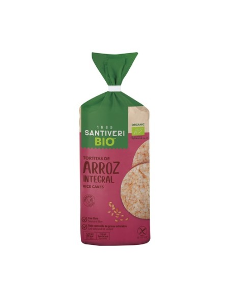 Tortitas Bio de Arroz Integral 100 g Santiveri
