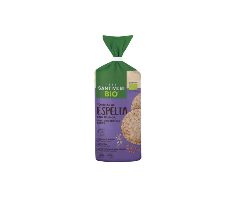 Tortitas espelta y quinoa Bio 100 g Santiveri