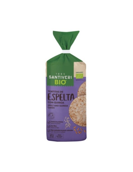 Tortitas espelta y quinoa Bio 100 g Santiveri