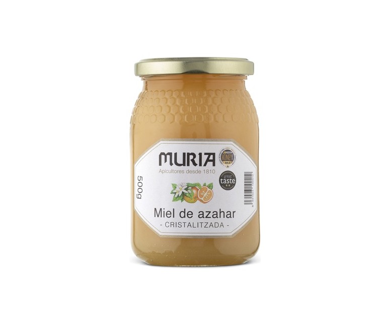 Miel de Azahar cristalizada 500 g Muria