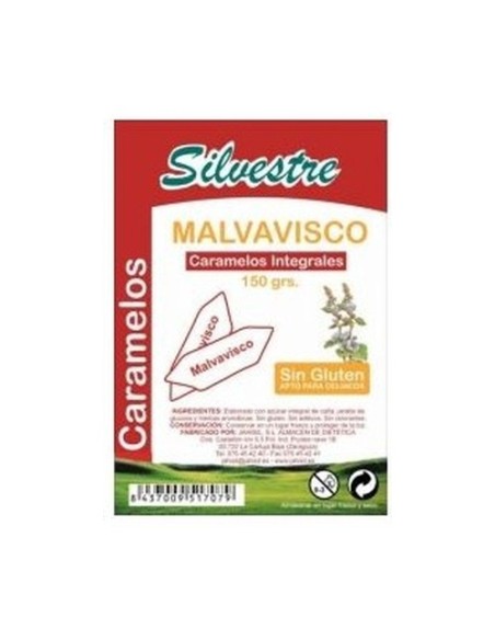 Caramelos De Malvavisco Con Azúcar Integral Sin Gluten 150 g Silvestre
