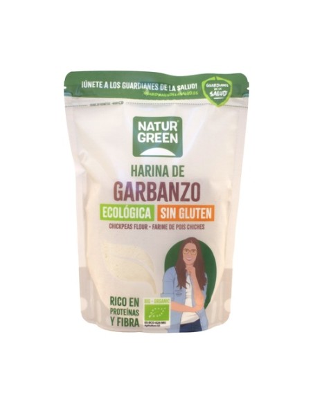 Harina de garbanzo bio 500 g de polvo NaturGreen