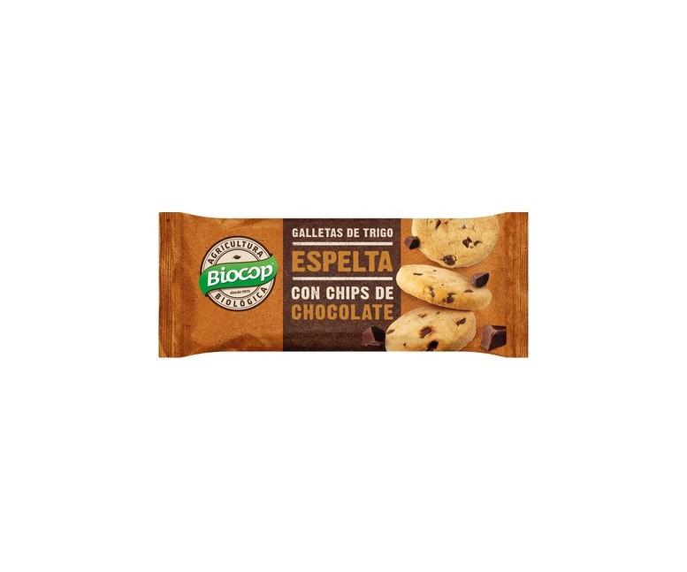 Galleta de Trigo de Espelta con Chips de Chocolate 32 g Biocop
