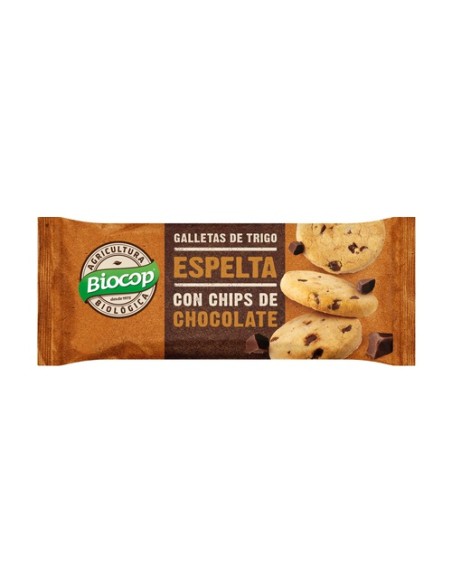 Galleta de Trigo de Espelta con Chips de Chocolate 32 g Biocop