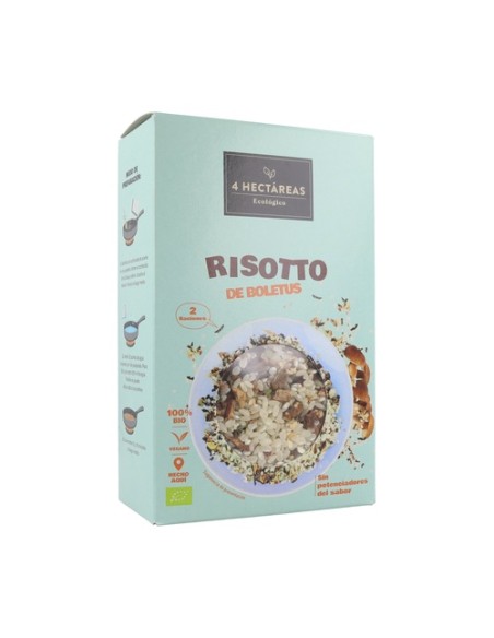 Risotto con setas Bio 250 g 4 Hectáreas
