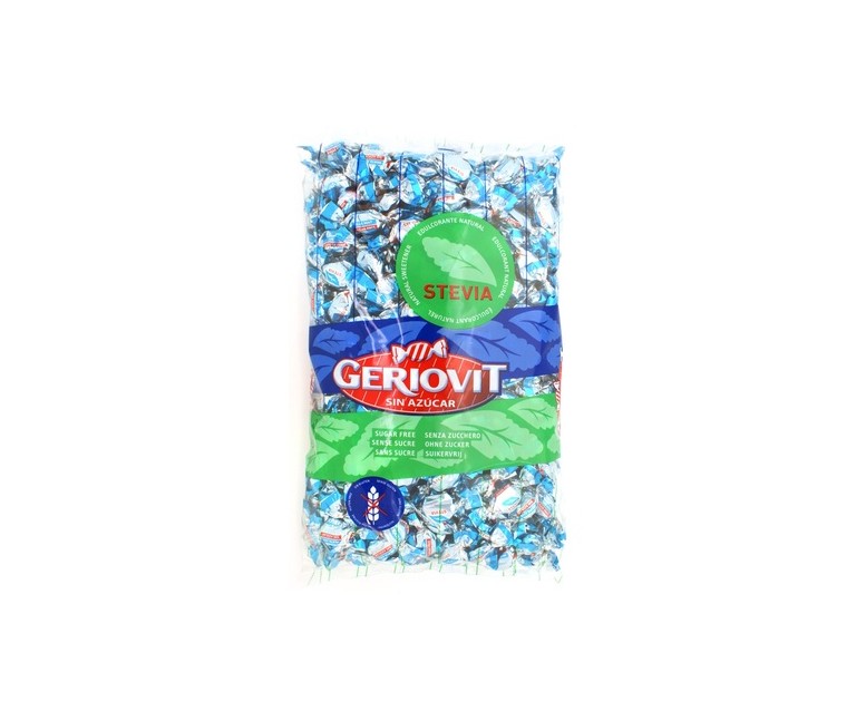 Caramelo de menta azul mini sin azúcar Geriovit 1 kg (Menta) Geriovit