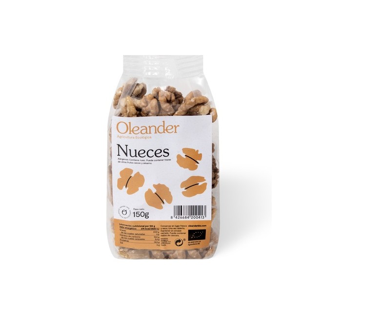 Medias nueces bio 150 g Oleander