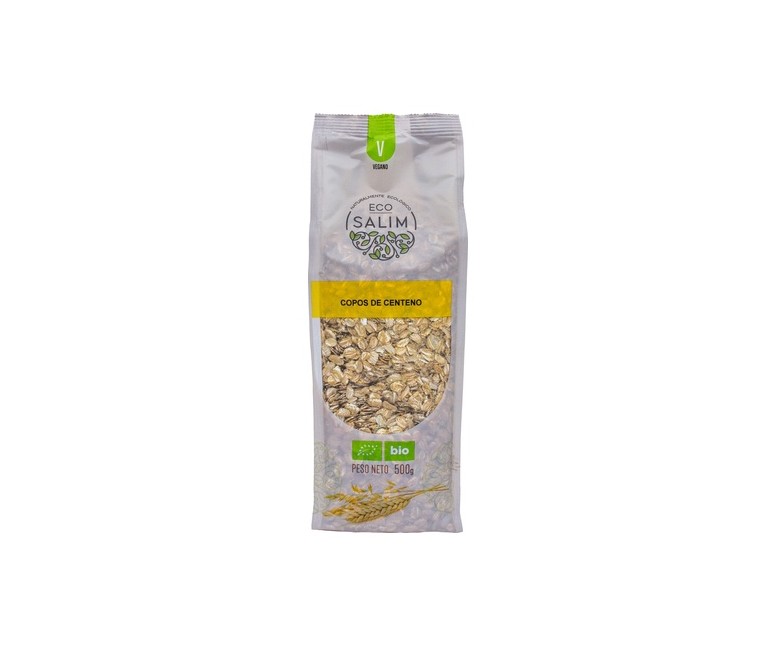 Copos de Centeno Eco 500 g Eco Salim