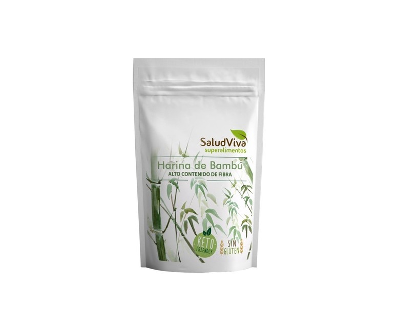 Harina de bambú 375 g de polvo Salud Viva
