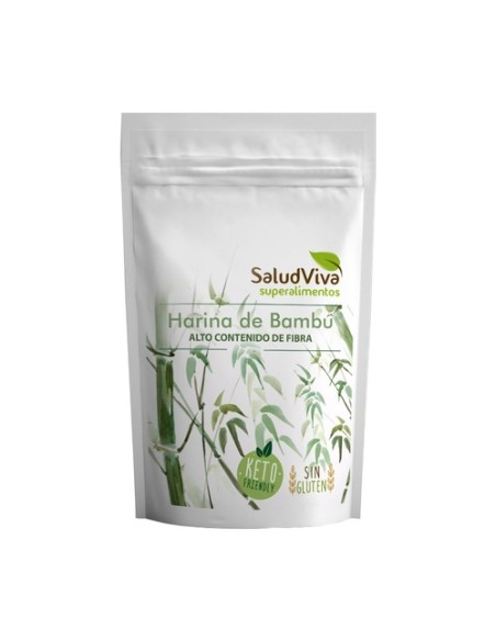 Harina de bambú 375 g de polvo Salud Viva