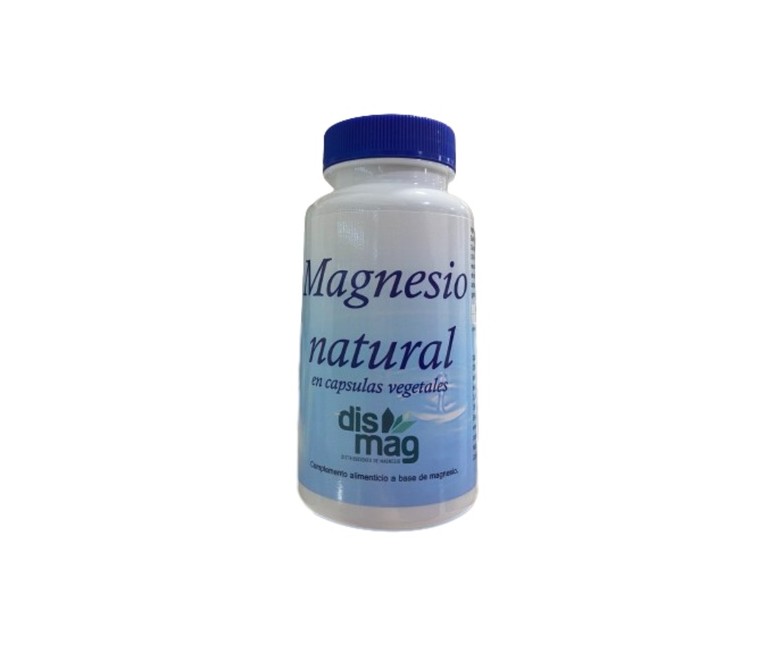 Magnesio natural 60 cápsulas vegetales Dismag